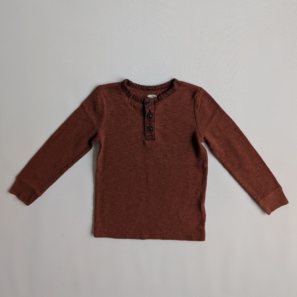 Old Navy Kids Long Sleeve Henley Shirt